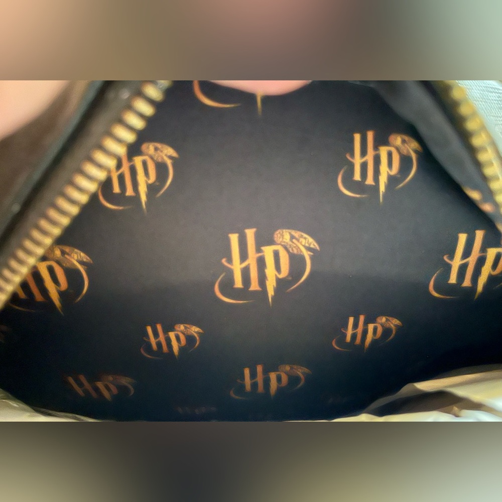 NWT Loungefly Harry Potter Trilogy Series #1 Triple Zipper Backpack - Picture 11 of 12